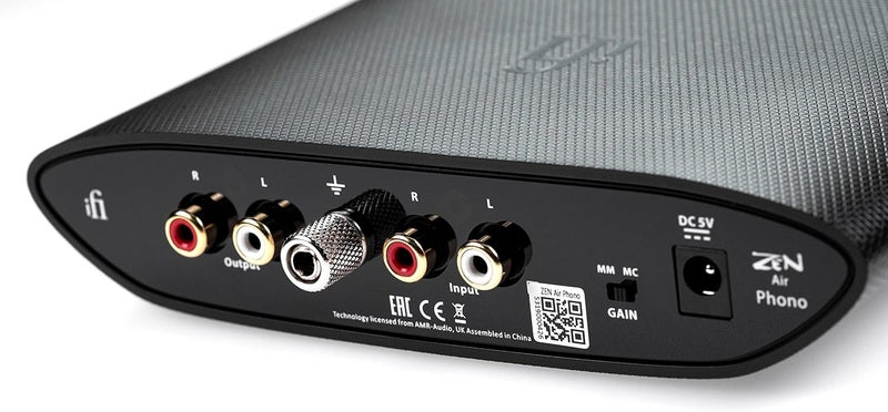 iFi Audio Zen Air Phono – Reduce Hiss & Noise on Vinyl Playback - Affordable Hi-Res Phono Stage Pre-amp for MM/MC Turntable, Phonograph Vinyl, Record Player, RIAA HiFi Preamplifier – Subsonic Filter - Image 4